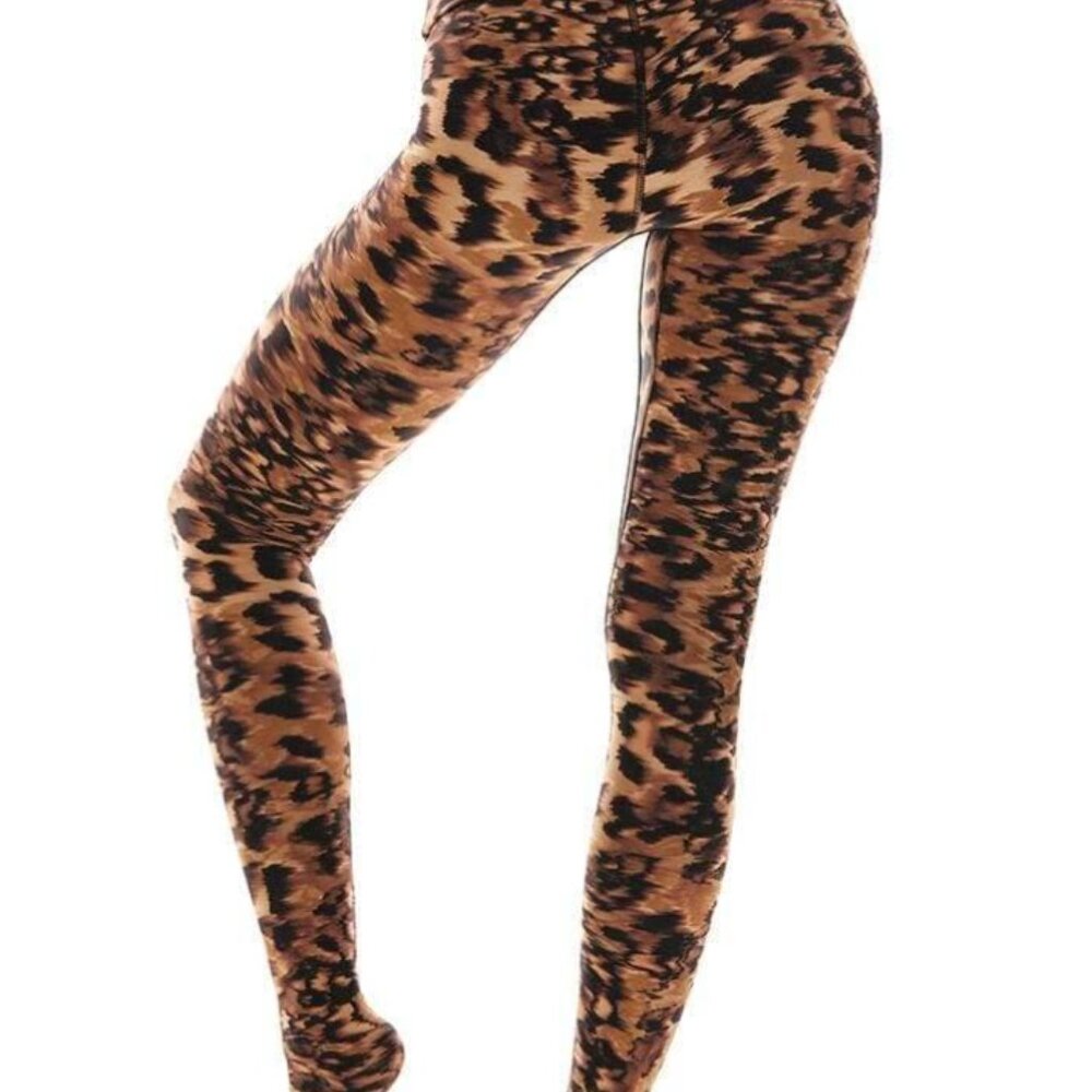 K-Deer Dutchess Legging Leopard Size Small
